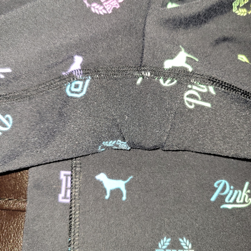 VS PINK RAINBOW LOGO LEGGINGS - Picture 6 of 9